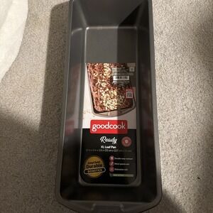 GoodCook Everyday Nonstick Steel XL Loaf Pan Gray 13 x 5 x 2.8 Inch 03952